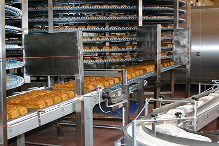 Línea de producción de panadería industrial