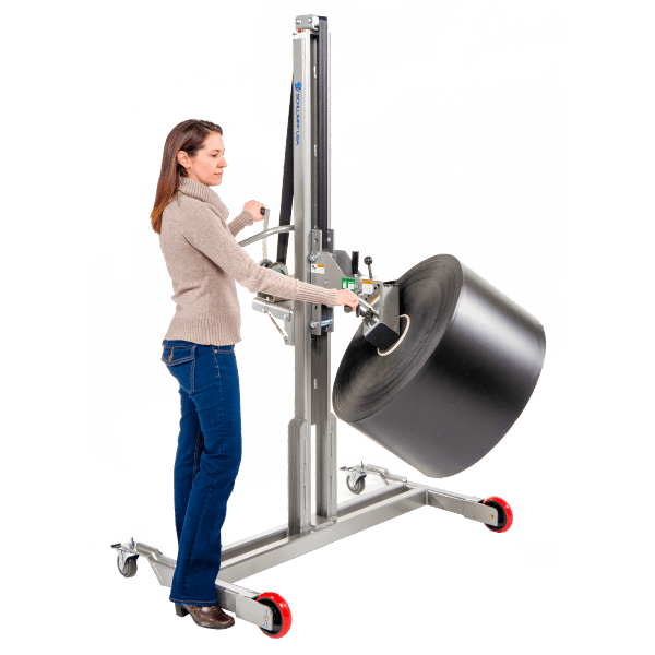 Carro para levantar voltear y trasladar bobinas pequeñas – MRH-300