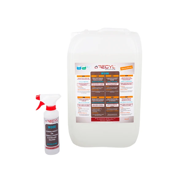 Limpieza de máquinas flexográficas – W200