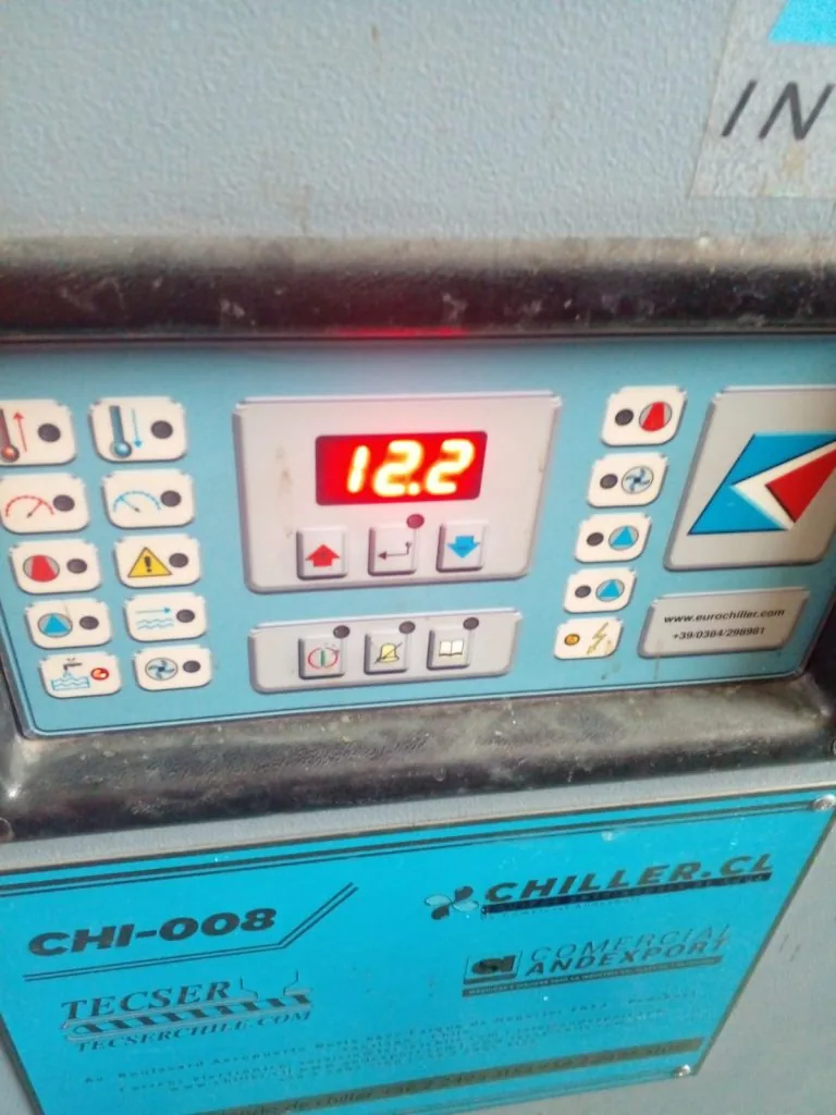 Caso Quimetal: chiller arrendado operando en el proyecto