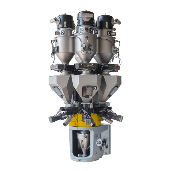 Mezclador gravimétrico continuo y control de extrusión – BLENDO