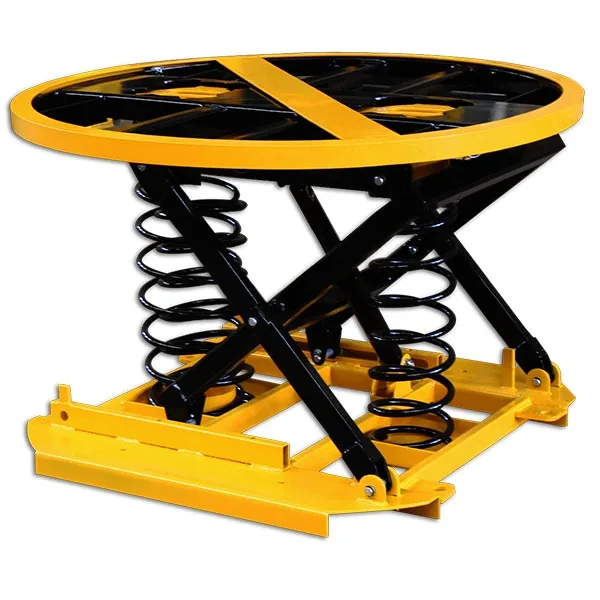 Mesa elevadora y giratoria para pallet