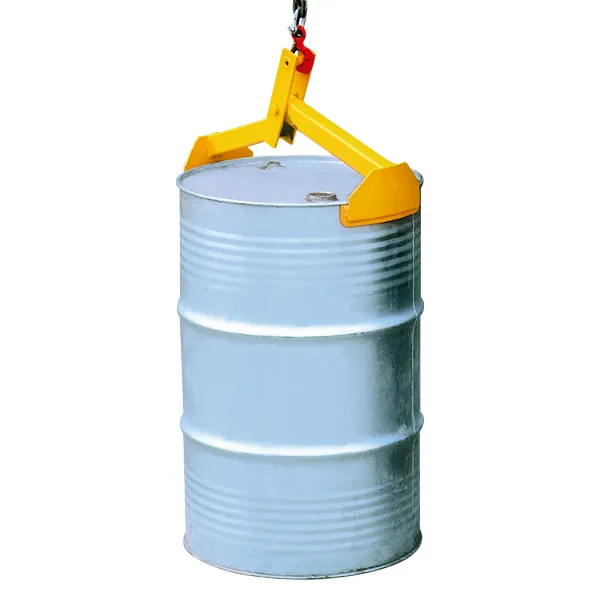 Pinza para carga de tambores